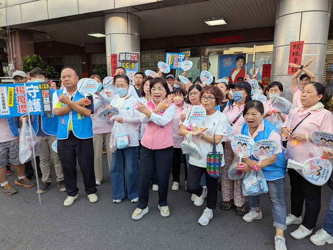 楊瓊瓔街頭呼籲不同意罷免　罷團徒步掃街催票 | 華視新聞