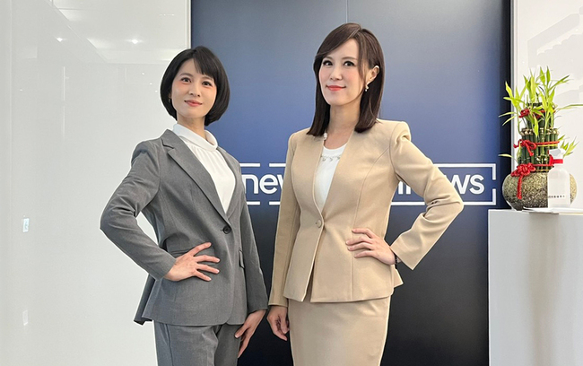 連俞涵拍戲苦練主播功力  黃筱純讚有專業氣勢 | 華視新聞