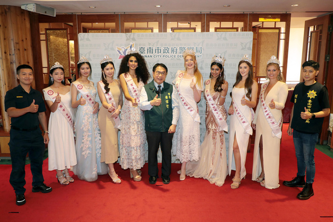 全球城市小姐台南交流　黃偉哲盼以美的力量助反詐 | 華視新聞