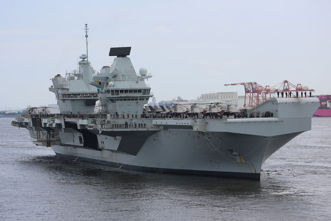 英航艦二戰後首度泊靠東京港  深化準同盟劍指中國 | 華視新聞