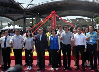 雲林安慶圳排水路治理動土  卓榮泰：國際級建設