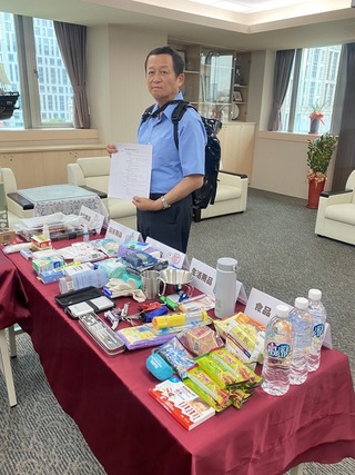 避難物資難取捨　莫懷祖：定期在家演練精進汰換