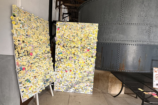 台南水道博物館互動展落幕　遊客留逾3千張創作