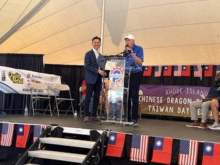 美國羅德島州台灣日　州長與政要體驗台灣文化