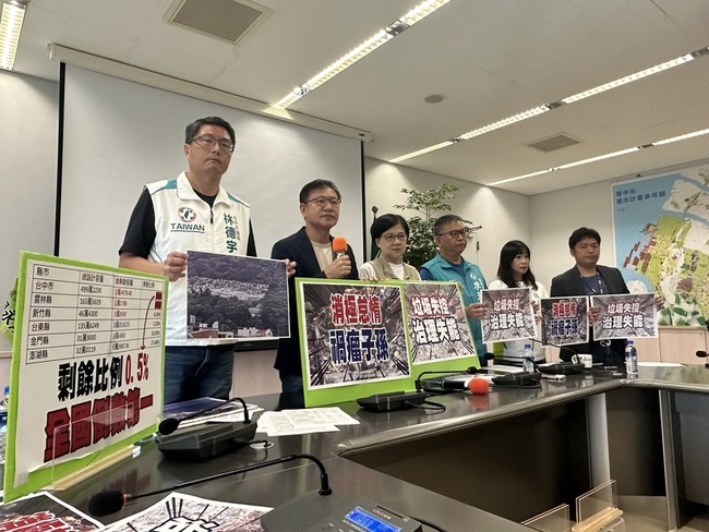 大里掩埋場遠眺可見半山腰裸置垃圾  綠議員憂惡夢 | 華視新聞