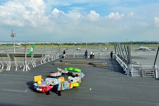 桃機第二航廈南側觀景台維修完成重新開放