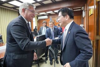 林佳龍感謝義大利國會挺台國際參與　盼派艦航經台海