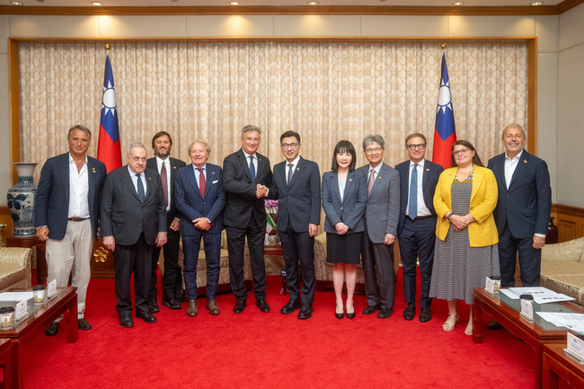 接見義國友台協會　江啟臣感謝支持維護台海和平穩定 | 華視新聞