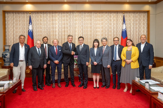 接見義國友台協會　江啟臣感謝支持維護台海和平穩定