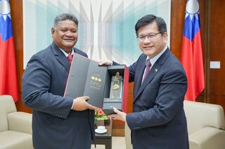 林佳龍會帛琉國務部長　盼在太平洋島國論壇堅定挺台