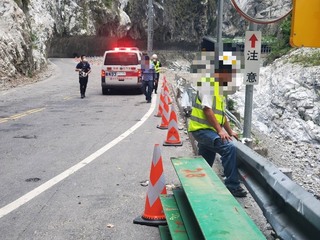中橫靳珩隧道口懸崖下發現男屍　警方調查釐清死因