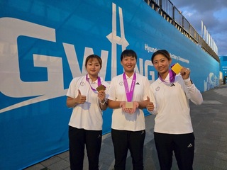 反曲弓女團奪運動部成立後首金　射箭團隊興奮