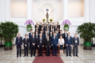 蕭副總統接見環保獎得主　讚展現百工百業創新能力