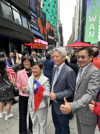 聯合國大會開議    紐約時報廣場廣告籲讓台灣參與