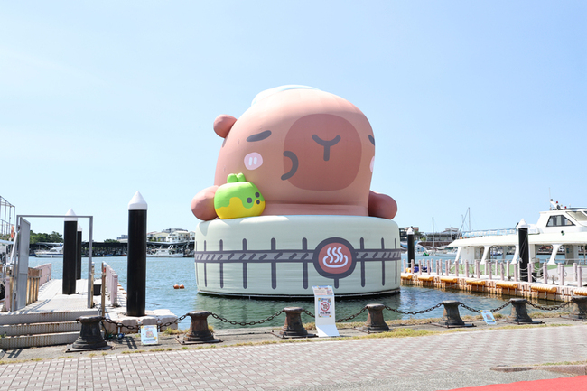 療癒系超人氣角色「卡比胖拉」　台南安平現身 | 華視新聞