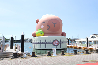 療癒系超人氣角色「卡比胖拉」　台南安平現身