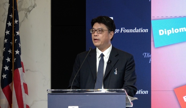 華府智庫演講　邱垂正：北京武力併台將引發骨牌效應 | 華視新聞