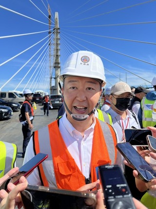 淡江大橋辦合龍儀式 陳世凱：115年通車有慶祝活動