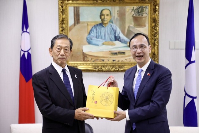 朱立倫會見隅修三　交流區域局勢能源議題 | 華視新聞