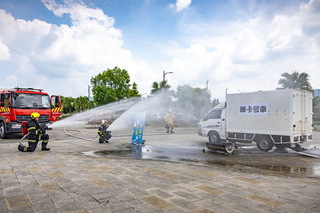 南投縣將施放國慶焰火　消防局先演練災害搶救