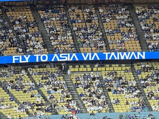 星宇航空贊助MLB道奇第3年  5萬觀眾前宣傳台灣