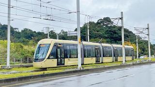 颱風樺加沙影響　安坑輕軌降速行駛