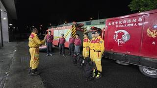 馬太鞍溪堰塞湖溢流　高市特搜全力整備待命支援