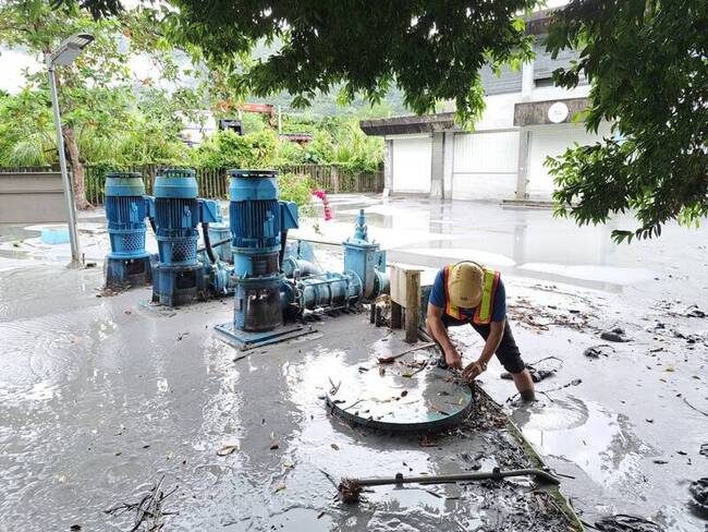 光復淨水場遭淹沒　台水：設臨時取水站並逐步復水 | 華視新聞