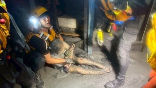 長者渾身泥被發現　台東消防局馳援花蓮救災