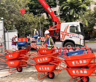 助花蓮災區復原　台中建商捐清理工具馳援光復鄉