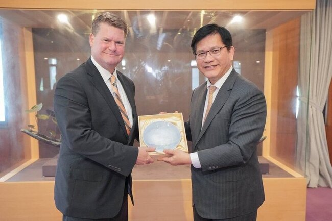 林佳龍歡迎美智庫訪團　強調台灣貢獻區域和平決心 | 華視新聞