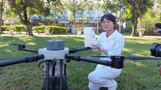 視訊醫療結合無人機　慈濟醫院花蓮災區3分鐘送藥