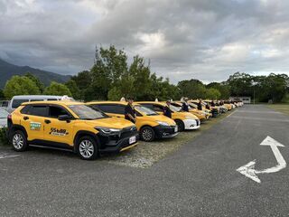 公路局啟動免費小黃接駁　助花蓮光復災民返家清理