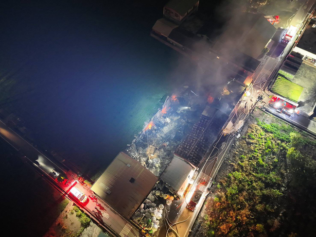 彰化二林市場晚間火警　消防馳援無人傷亡 | 華視新聞