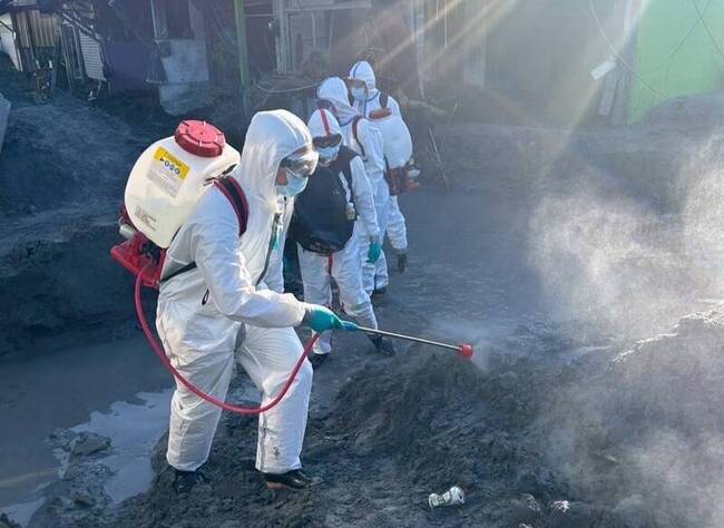 國軍四、五戰區跨區增援花蓮　化學兵實施大規模消毒 | 華視新聞