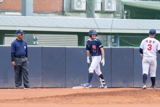 桃園盃平鎮劉桓宇打擊佳　面帶笑容上場紓壓