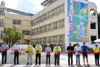 校園美學再升級  澎湖中興國小公共藝術啟用