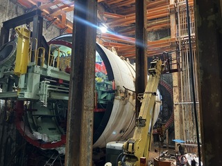 桃捷綠線工程推進 八德介壽路又1潛盾機發進