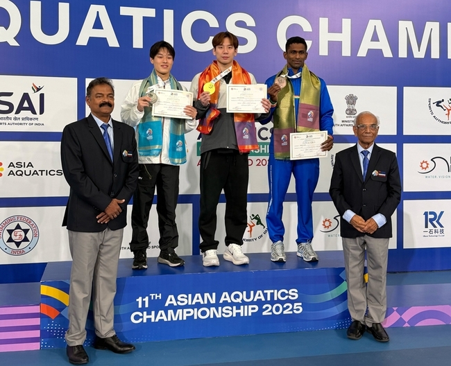 王冠閎游泳亞錦賽奪雙金　台灣第一人 | 華視新聞