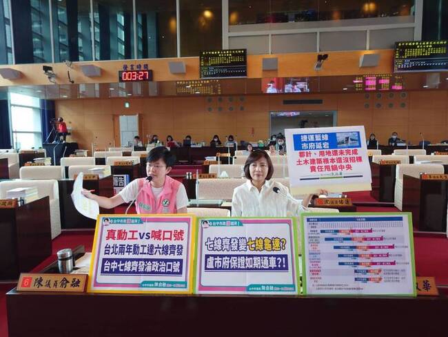 中捷藍線遭指開工未動工　盧秀燕：工程進度不錯 | 華視新聞