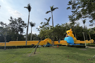 台南水道博物館慶6週年　推百公尺滑水道體驗