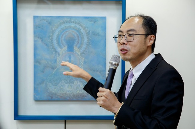 華梵陳俊吉膠彩佛畫個展　獨創礦彩顏料創作 | 華視新聞