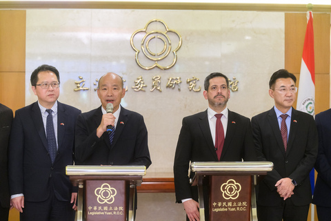 款宴友邦眾議院議長 韓國瑜感謝巴拉圭長期為台發聲