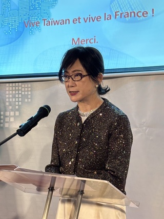 郝培芝主持國慶酒會　強調台灣願助歐對抗混合威脅