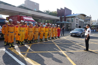 嘉縣消防局特種搜救隊　再度前往花蓮協助救援