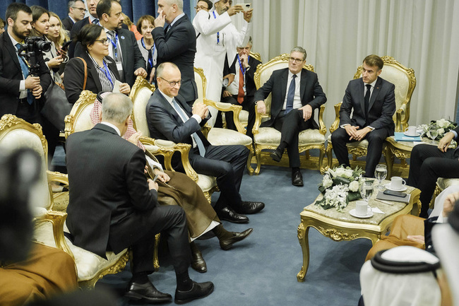 加薩和平峰會　德總理籲美在烏俄問題展現同等決心 | 華視新聞