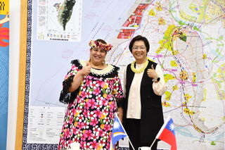 馬紹爾駐台大使卡蒂爾拜會彰化縣長　盼更多交流