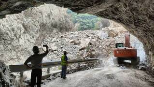 花蓮立霧溪新堰塞湖恐溢流  發緊急通報籲勿近河床