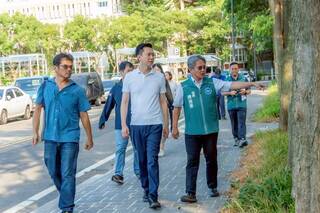 陽明交大附中將揭牌　竹北公所翻新人行道當贈禮