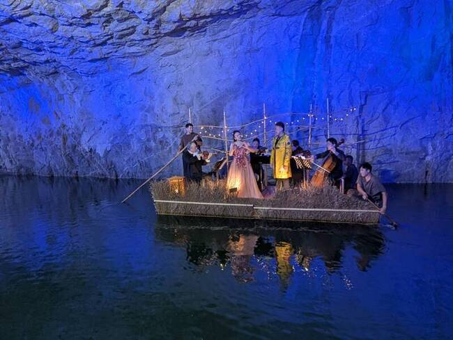 金門坑道音樂節登場　翟山坑道男女高音環繞 | 華視新聞